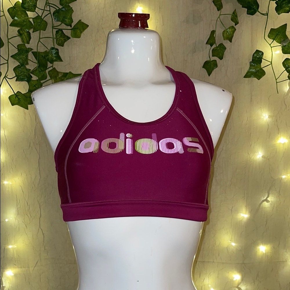 Adidas Magenta Sports Bra